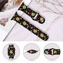 The Grinch Christmas Series Apple Silicone Watch Band Printed Compatible With Apple S10/11 - Multicolor - View 9