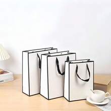 5pcs Handle Gift Bags, Shopping Bags - Gift Boxes - Packaging Boxes, Suitable For Birthday, Bridal Shower, Welcome Party, Etc., Multiple Colors Available, Halloween, Christmas, Perfect For Wedding, Bridesmaid - Multicolor - View 5