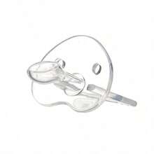 1pc/2pcs Transparent Silicone Baby Pacifier, Silicone Material, Heat Resistant Up To 120°C, Sterilizable, Material, Soft And Elastic, Easy To Clean, Day And Night Models, Suitable For Babies 3 Months And Older For Daily Use - Clear - View 8