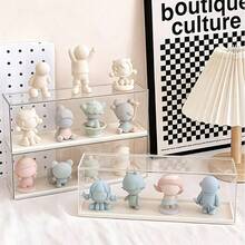 1pc Transparent Acrylic Storage Box, Suitable For Organizing And Displaying Figurines, Decorations, Miniature Models, Collectibles And Model Kits, Ideal Choice For Home Storage And Display - Multicolor - View 6