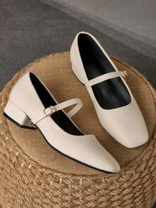 Women Flats - Beige - View 1