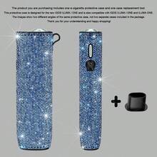 BLBLBL 1SET (1pc Protective Case + 1pc Disassembly Tool) Multi-Color Solid Color Sparkling Rhinestone 360° Artificial Diamond With Large Hanging Hole Luxury Electronic Cigarette Protective Shell FOR IQOS ILUMA I ONE/ILUMA ONE; Suitable For Daily Protection Of Your IQOS Lrma I-One, The Diamond Sparkling Features Are Even More Prominent Under Brilliant Lights And Sunlight! More High-End As A Gift - Diamond Version - View 17