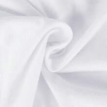Norcotton 1pc Pure White Triangle Briefs, Pure Cotton Men's Underwear With Letter Print Waistband - White - View 5