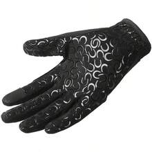 Professional Equestrian Riding Gloves, Horse Racing & Polo Gloves, Silicone Anti-Slip Wear-Resistant Touchscreen Friendly Breathable Protective Outdoor Equestrian Equipment - Black - View 2