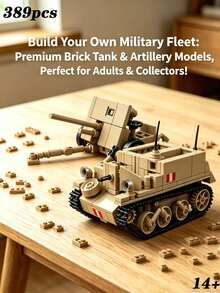 مجموعة بناء مكعبات 1 قطعة حامل بندقية برين البريطانية/مدفع QF 2-Pounder، تصميم دقيق بمقياس 1:35، يمكن تجميعه، يمكن تحريكه للأمام والخلف، نموذج عسكري قابل للجمع، مجموعة بناء مكعبات دبابة عسكرية، ديكور المنزل والمكتب، جمالية عسكرية قوية ومتعة بناء مكعبات مجتمعة، نموذج مجموعة تاريخ عسكري، مجموعة تجميع دبابة عسكرية من الحرب العالمية الثانية للبالغين - متعدد الألوان - مشاهدة 6