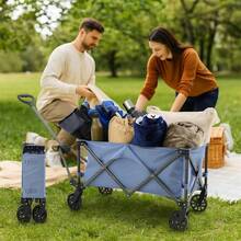 Carts & Wagons, Shopping Trolleys - Greyish Blue - View 3
