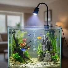Adjustable Focus Spotlight, Aquarium Landscape Light, Aquarium LED Lighting, USB Powered, High Brightness, 360 Degree Rotatable, Adjustable Beam - Suitable For South American Fish Tank, Aquatic Plants And Underwater Landscapes - View 3