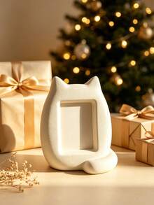 3D Printed Cat Vertical Photo Frame - Fun Photo Memory Display, Photo Card Decorative Frame, Atmospheric Healing Style Desktop Ornament, Creative Gift For Valentine's Day, Mother's Day, Birthday, Anniversary, Home Decor - Multicolor - View 1