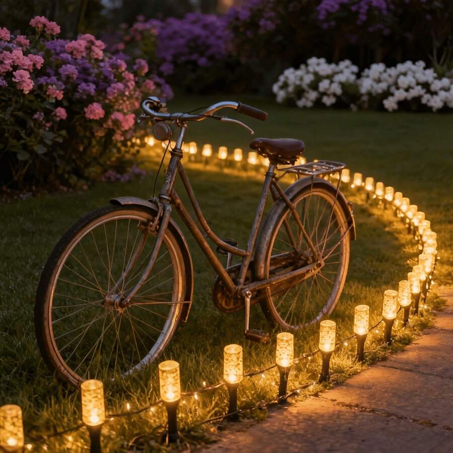 Weather‑Resistant Solar Bubble Tube LED Stake Lamps, Auto Night Activation, Ground Insert Light For Lawn, Patio & Garden Walkway