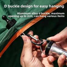 Portable Heavy-Duty Magnetic Carabiner Hook, Heavy-Duty Tent Magnetic Clip, Outdoor Multi-Function Hook, Convenient For Hanging Lights, Tools, Camping Gear, Suitable For Campsites, RV Travel, Backyard, Garage, Outdoor Storage Accessories - Multicolor - View 4