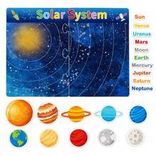 hoojojo 1 Set Colorful Solar System Felt Learning Prop,STEM Planet Matching Educational Activity, Teacher Teaching Aid For Classroom Learning And Homeschool - Multicolor - View 5