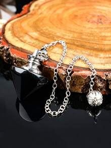 1pc Conical Pyramid Crystal , Multi-Color Crystal Divination Accessory Pendant - Conical - View 21