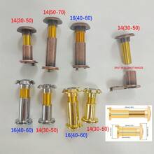 Lỗ nhìn trộm góc rộng 200 độ với ống kính thủy tinh độ nét cao, nắp che riêng tư xoay, chống trộm và chống xoay, thích hợp cho cửa phòng khách sạn và nhiều loại cửa khác nhau - Nhiều màu - Xem 2