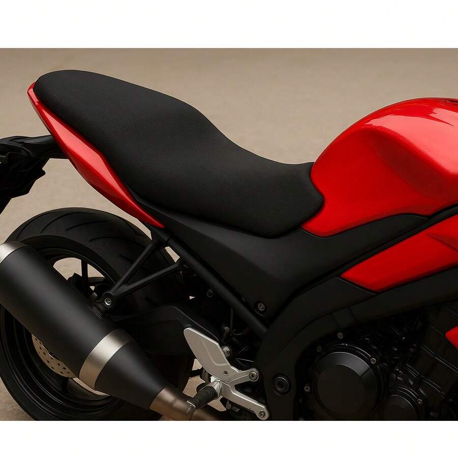 Capa Térmica Banco de Moto 3D Impermeável - Ventilada - Preta - A - Visão 1