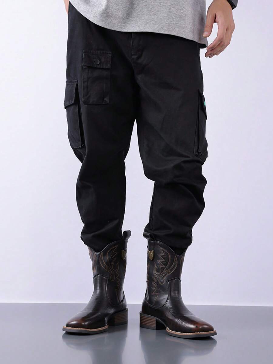 New Cross-Border Fashion Casual Boots - Black Brown - View 1