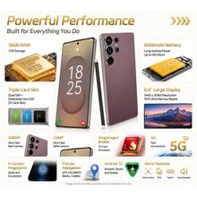 Reliable 5G Smartphone S26 ULTRA 5G Massive Storage Of 16GB+1TB Long‑Running 8000mAh Battery Built‑In AI Stylus Perfect Daily Device And Special‑Occasion Gift - White - View 5