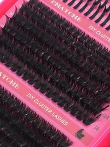 720/684/648/200pcs Multi-Style D-Curl Eyelash Clusters Set, 8-16mm Large Capacity Individual Lashes. Easy For Daily Makeup Use At Home. Suitable For Dates, Travel, Photography, Weddings, Holidays And Cosplay False Eyelashes - Multicolor - View 12
