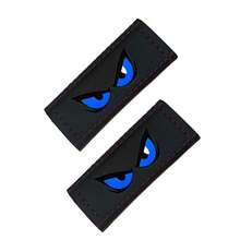 Evil Red Eye Print Car Door Handle Protector, Leather Material Car Interior Door Handle Armrest Cover, Car Interior Decoration Accessory - A - View 7
