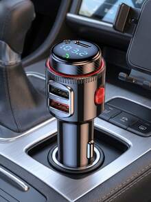 XF.Meraki Car FM Transmitter, Bluetooth 5.4, Wireless Audio And Hands-Free Calling, For Car Stereo Systems - A - View 9