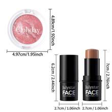 Effortless Sculpt Blush Contour Makeup Set, Marbled Baked Blush Brings Luminous Natural Flush, Contour Stick Enhances Facial 3D Effect. Lightweight Non‑Greasy Texture, Keeps Flawless All‑Day Look For Various Makeup Styles. - Set - View 2