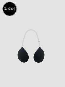 1pc Dual-Color Halter Neck Bra, Minimalist Korean Style, Matte Skin-Friendly Fabric, Rounded Shape, With Adjustable Transparent Halter Strap, Suitable For Various Exposed Outfits, Ideal For Dates, Gatherings, Travel, Parties, Evening Events And More - Multicolor - View 13