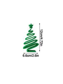 Tabletop Christmas Tree Decor, 3Pcs Mini Spiral Xmas Tree Figurine, Small Minimalist Christmas Ornament For Home Shelf Desk Table Centerpiece, Winter Holiday Party Indoor Decoration, Gift For Her - Christmas Tree Ornament - View 14