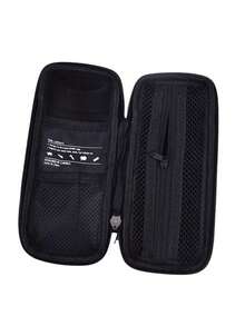 1pc Mountain Bike Water Bottle Cage Zipper Hard Shell Bag Tool Can Large Portable Storage Box Tool Box - Black - View 5
