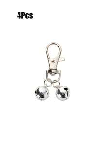 10‑Pack Pet Bells For Collar, Loud Clear Sound Dog Cat Collar Bells With Lobster Clasp, Removable Metal Pet Tracking Bells, Anti‑Lost Pet Charm Bells For Dogs Cats - Multicolor - View 10