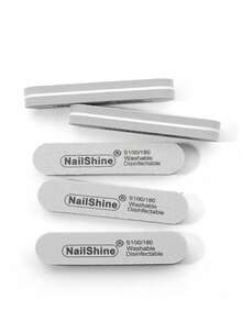 10/5/2/1pc Washable Mini Sponge Polishing File 100/180 - Grey - View 3