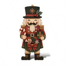 2D Christmas Themed Decorative Ornament, Suitable For Study, Bedroom, Living Room Decoration And Display - A - View 13