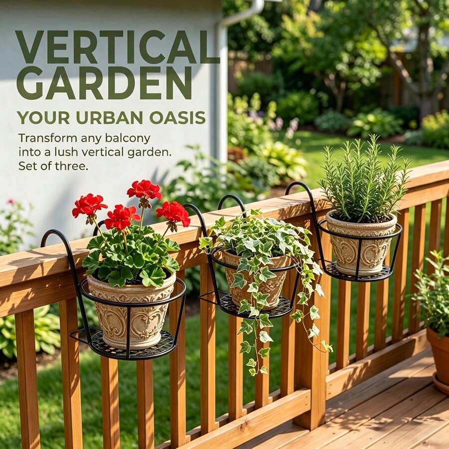 2pcs Iron Hanging Flower Pot Rack With Hooks, Hanging Plant Stand, Flower Pot Storage Accessory, Floral Display Rack, Iron Art Small Flower Stand, Living Room, Balcony, Floor Standing Pothos Flower Pot Rack
