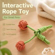Cute Cherry Dog Chew Toy, Durable Interactive Training Tug Toy, Suitable For Medium And Small Dogs Chewing And Interaction, Multi-Functional Chew Rope, Indoor And Outdoor Training And Dental Cleaning, Designed For Heavy Chewers And Puppies - Black - View 11
