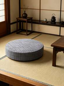 1PC Round Ottoman Covers Jacquard Sofa Ottoman Stool Slipcover All-Inclusive Elastic Putua Tatami Cushion Cover Pouf Cover For Living Room - Multicolor - View 8