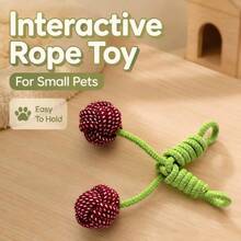 Cute Cherry Dog Chew Toy, Durable Interactive Training Tug Toy, Suitable For Medium And Small Dogs Chewing And Interaction, Multi-Functional Chew Rope, Indoor And Outdoor Training And Dental Cleaning, Designed For Heavy Chewers And Puppies - Black - View 13