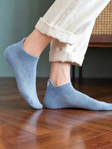 3/5/10 Pairs Fashionable And Comfortable Women's Short Socks, Japanese Design With Daisy Pattern, Suitable For Spring And Summer, Perfect Warm Christmas Gift, New Year Essential, And Valentine's Day Surprise. 1 Pair - Multicolor - View 6