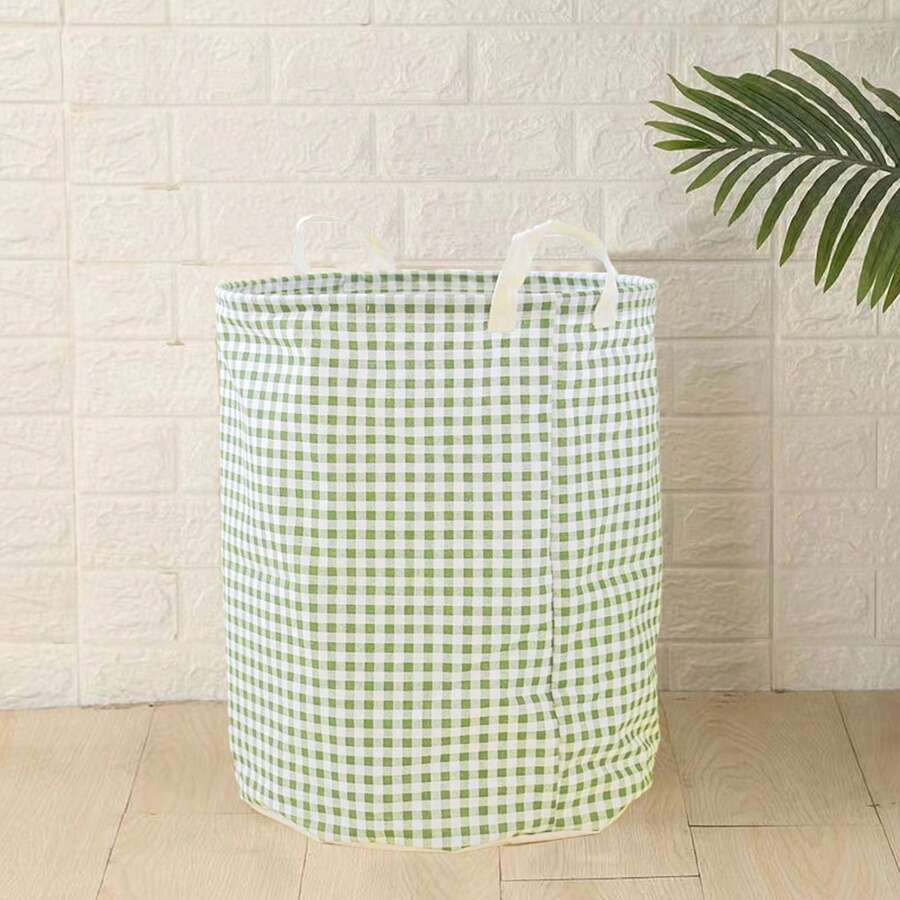 Clothes Storage Basket Toy Storage Foldable Waterproof - Green - View 1