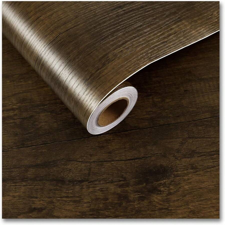 1 Roll Brown Minimalist Elegant Wallpaper