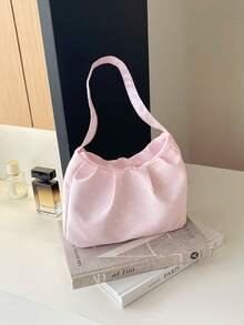 Y2K Style Sweet Polka Dot Mini Bucket Bag, Sweet Mini Bucket Bag, Casual Minimalist Small Tote Bag, Daily Shopping Shoulder Bag - Multicolor - View 4