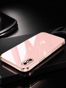 MewTrek 奢華電鍍手機殼，新款時尚矽膠防震軟殼，適用於 iPhone / Galaxy Hot Reno Honor - 粉色 - 查看 8