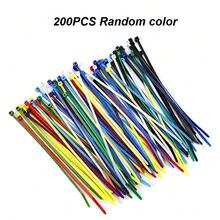 200pcs Random Color DIY Plastic Zip Ties Bird Nest Building Educational Toy, Boredom Relief, Chewing & Foraging Enrichment Accessory, Nesting Material For Parrots, Small Parrots, Cockatiels, Lovebirds And Other Small Pet Birds Cage Play - View 10