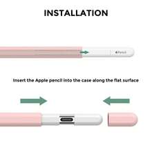 Silicone Protective Sleeve Compatible With Apple Pencil (USB-C) 2023, Pen Cover, Anti-Slip Grip Accessory, Compatible With Apple Pencil 3rd Generation - Multicolor - View 7