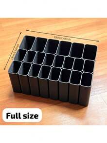 11/22 Compartment Heavy Duty USB Cable Organizer Box/Tray, Desktop Cable Storage Box, Plastic Material, Essential Electronic Accessories Storage, Suitable For Home And Office Desktop Drawer Cable Organizer, Practical Home Storage Tool, Halloween, Graduation Season, Christmas, The Best Cable Organizer Box/Tray Gift - Multicolor - View 3