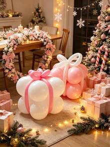 Set Kotak Hadiah Balon Natal 40/55pcs, Termasuk Balon Lateks Aneka Warna dan Balon Ajaib, Dekorasi DIY, Pajangan Pohon Natal, Pesta Liburan, Malam Tahun Baru, Pesta Natal di Rumah - Beraneka warna - View 8