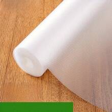 1 Roll Kitchen Cabinet Refrigerator Mat, Waterproof And Oil-Proof, EVA Material Plastic Drawer Liner, Non-Stick Refrigerator Mat, Suitable For School, Office, Home, Travel, Back To School Supplies - A - View 9