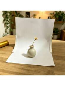 1 Set Desktop Mini Backdrop Stand With Photo Background Paper Clip, Suitable For Product Photography And Craft Studio Use, Small Photo Backdrop Stand For Shooting Small Items And Handicrafts, Surprise Gift For Photography Enthusiasts - Multicolor - View 6