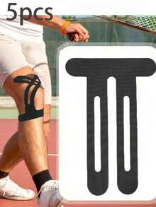 Sports Knee Special Elastic Breathable Pre-Cut Kinesiology Tape, Breathable Knee Tape, Sports Tape Provides Support And Stability For Running - T-shaped - View 13