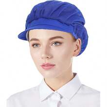 Nanxson 1pc Chef Hat Kitchen Cooking Chef Hat Catering Service Hair Net, Adjustable Cooking Chef Hat, Bathroom Dry Hair Cap, Reusable With Brim Server Hat - Multicolor - View 18