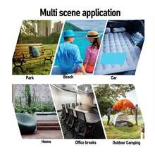 Car Inflatable Mattress Thickened SUV Camping Sleeping Pad Dual Pillow Design Portable Air Cushion Suitable For Road Trips Outdoor Camping Leisure Activities - New Model - View 5