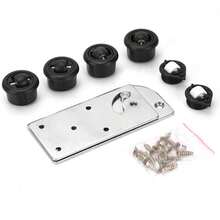 A Set Of Hardware Accessories For 90-Degree Rotating Table Tops, Furniture Connectors For Desk Tops - Embedded Wheel - View 1