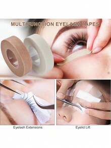 8Rolls Non-Woven Nose Tape For Rhinoplasty Shaping Hypoallergenic Paper Tape Breathable Micropore Tape Adhesive Light Beige Tape - Brown - View 4